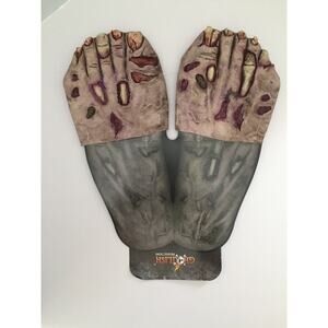 ADULT ZOMBIE FEET FOOT LATEX COVERS HALLOWEEN COSTUME ACCESSORY